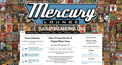 Desktop Screenshot of mercurylounge918.com